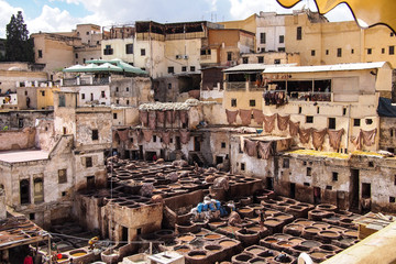 Marokko - Gerberei in Fes