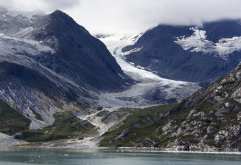 Naklejka na ściany i meble Glacier Bay Landscape