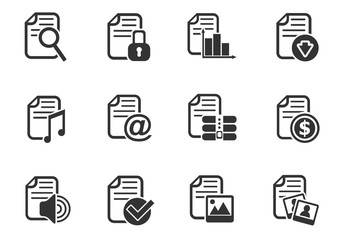 document icon set