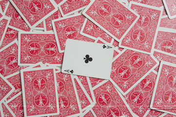 Poker Set with Ass - Spielkarte