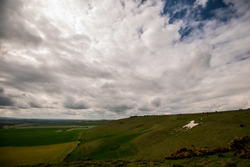 Alton Barnes white horse Wiltshire UK