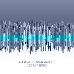 Abstract background with a pattern of chaotically arranged geometric shapes.