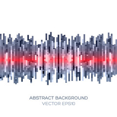 Abstract background with a pattern of chaotically arranged geometric shapes.