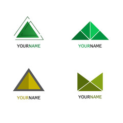 logotype ecology mountain in vector EPS