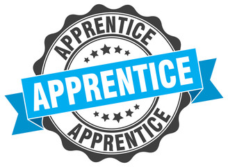 Obraz premium apprentice stamp. sign. seal