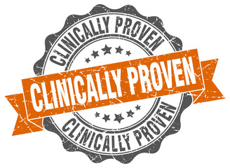 clinically proven stamp. sign. seal