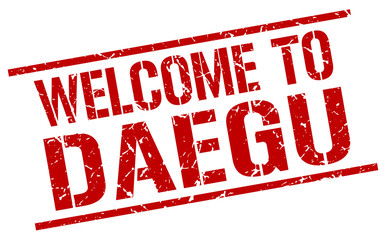 welcome to Daegu stamp