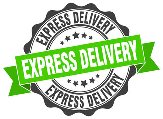 express delivery stamp. sign. seal