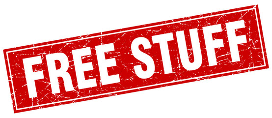 free stuff square stamp