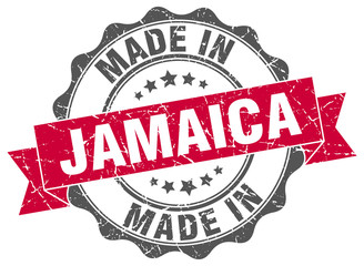 Obraz premium made in Jamaica round seal
