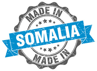 made in Somalia round seal