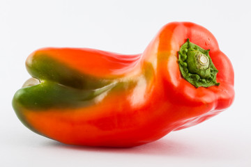 Bell pepper (Capsicum annuum) isolated in white background