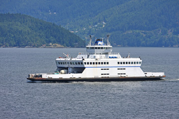 Obraz premium Ferry in British Columbia, Canada