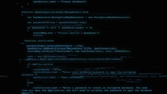 Software hacker code with digital interference