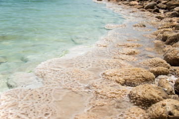 Salt coral on the coast of the Dead Sea © TineKe
