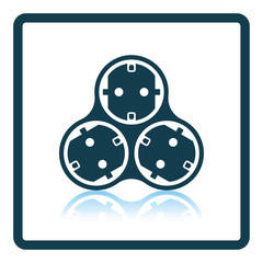 AC splitter icon