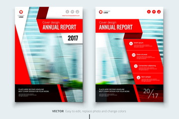 Corporate business annual report cover, brochure or flyer design. Leaflet presentation. Catalog with Abstract geometric background. Modern publication poster magazine, layout, template.