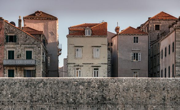 Old houses and rooftops of Dubrovnik, Croatia