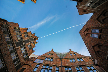 Old german buildings in Bremen