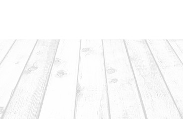 White wood floor plank on white background.