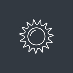 866961 abstract sun icon