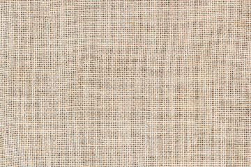 Fototapeta na wymiar Brown sackcloth texture or background and empty space