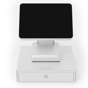 3d Point Of Sale Terminal With Touch Screen