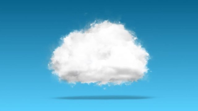 Cloud computing or cloud technology, concept background from from heavenly clouds, symbol of IT industry