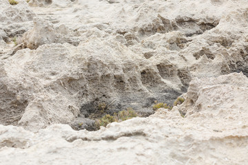 White limestone in Malta