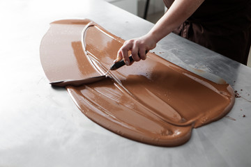 manufacturing of chocolate candies