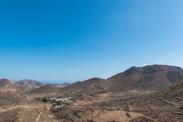 desert landscape on a sunny day