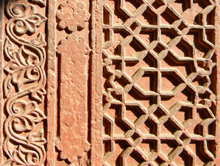 Details of Fort Agra, Northern India