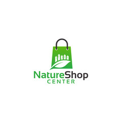 Nature Shop Center logo template designs
