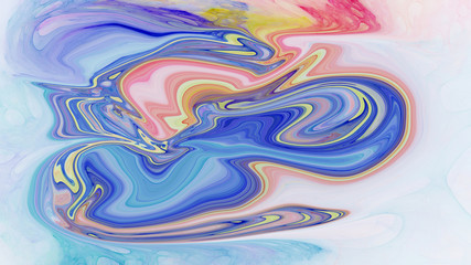 Colorful psychedelic liquefied background