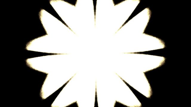 Cortinillas de tv  o fondo fractal caleidoscopico de formas de estrella 
