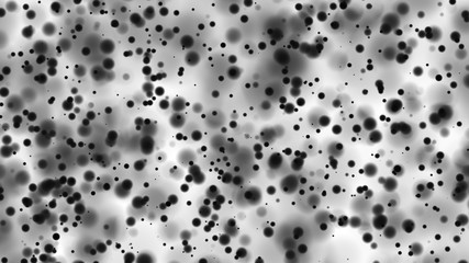 Beautiful monochrome bokeh blurred dots background defocused lights