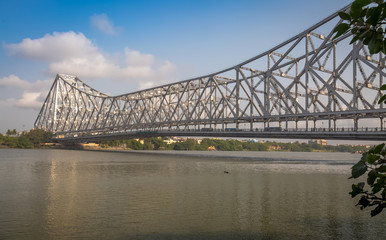 Historic Howrah bridge - the longest cantilever bridge in India and one of the busiest in Asia with nearly one lac vehicles crossing the bridge daily.