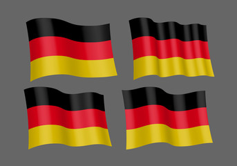 biggest collection of vector flag of Germany