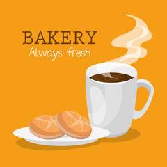 bakery shop label icon vector illustration design
