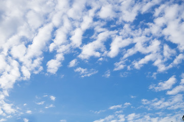 blue sky with clouds