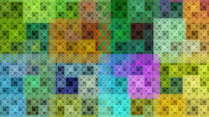 Colorful pattern fractal background