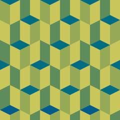 Abstract geometric graphic pattern green color tone background