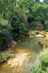 River near cave