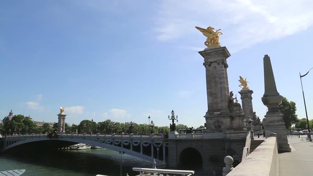 The Alexander bridge in Paris