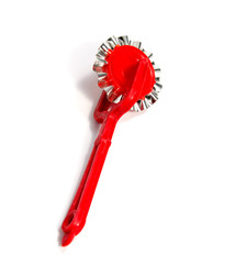 round knife for figure cutting dough and mastic isolated on white background with clip path