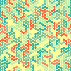 Colorful seamless pattern abstract maze