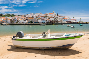 Obraz premium Ferragudo fishing village in ALgarve,Portugal