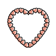 heart love romantic symbol vector illustration eps 10