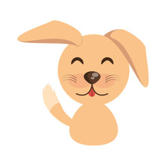 cute dog animal character funny vector illustration eps 10