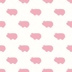 seamless piggy pattern